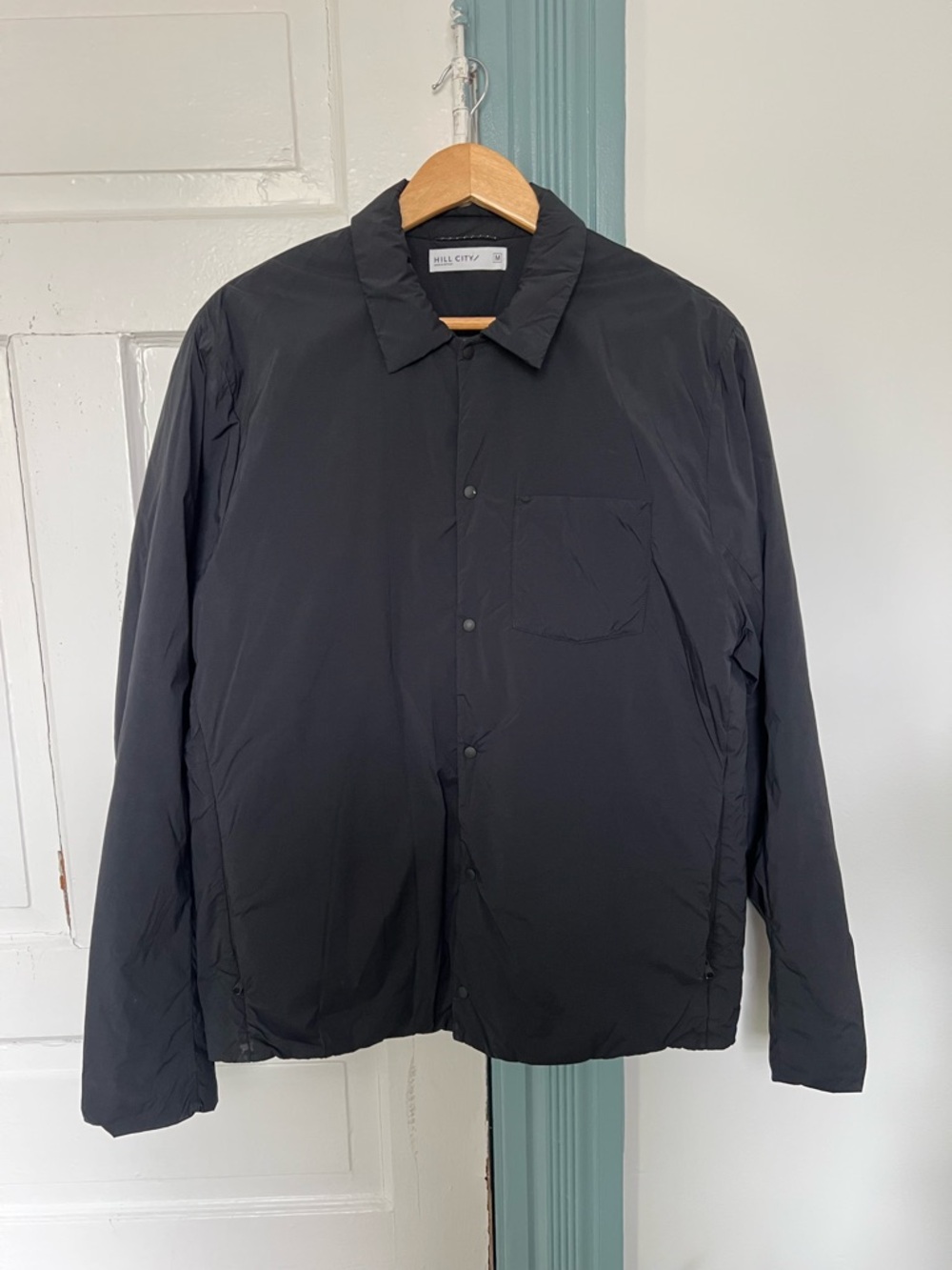 Hill City Black Lightweight Shirt Jacket